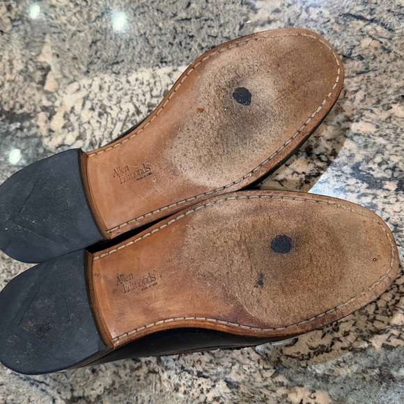 Allen Edmonds Black and Brown Leather Loafers main image 4